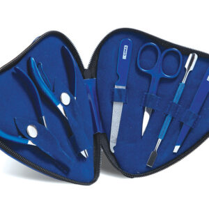 KIT PODOLOGIA CUORE - blu - 6 strumenti