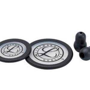 KIT LITTMANN 40016: 2 membrane+anello+olive per Classic III, Cardiology IV-nero